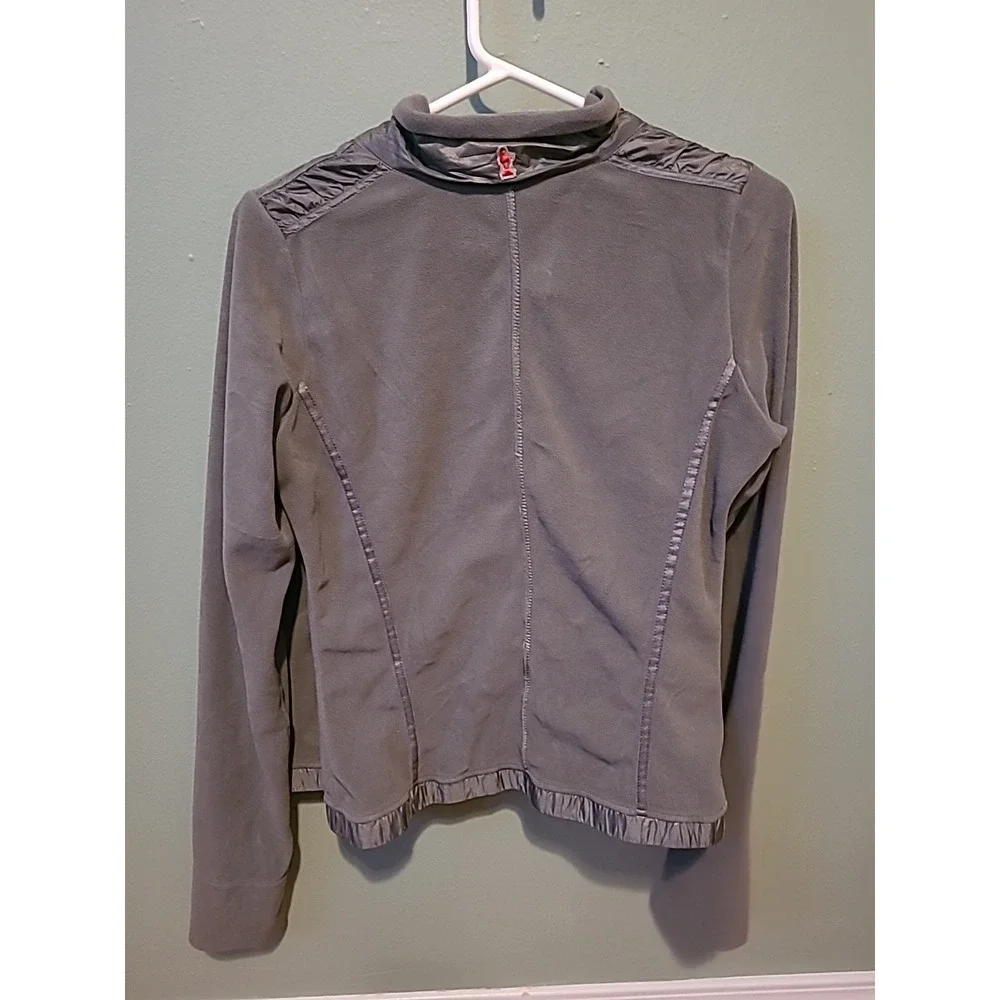 Frauenschuh Women's Ski Full Zip Gray Nylon Fleece Jacket Size‎ Large - Picture 7 of 8